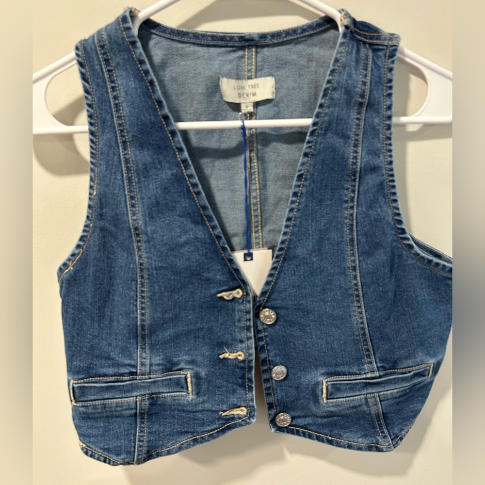 Love Tree denim vest